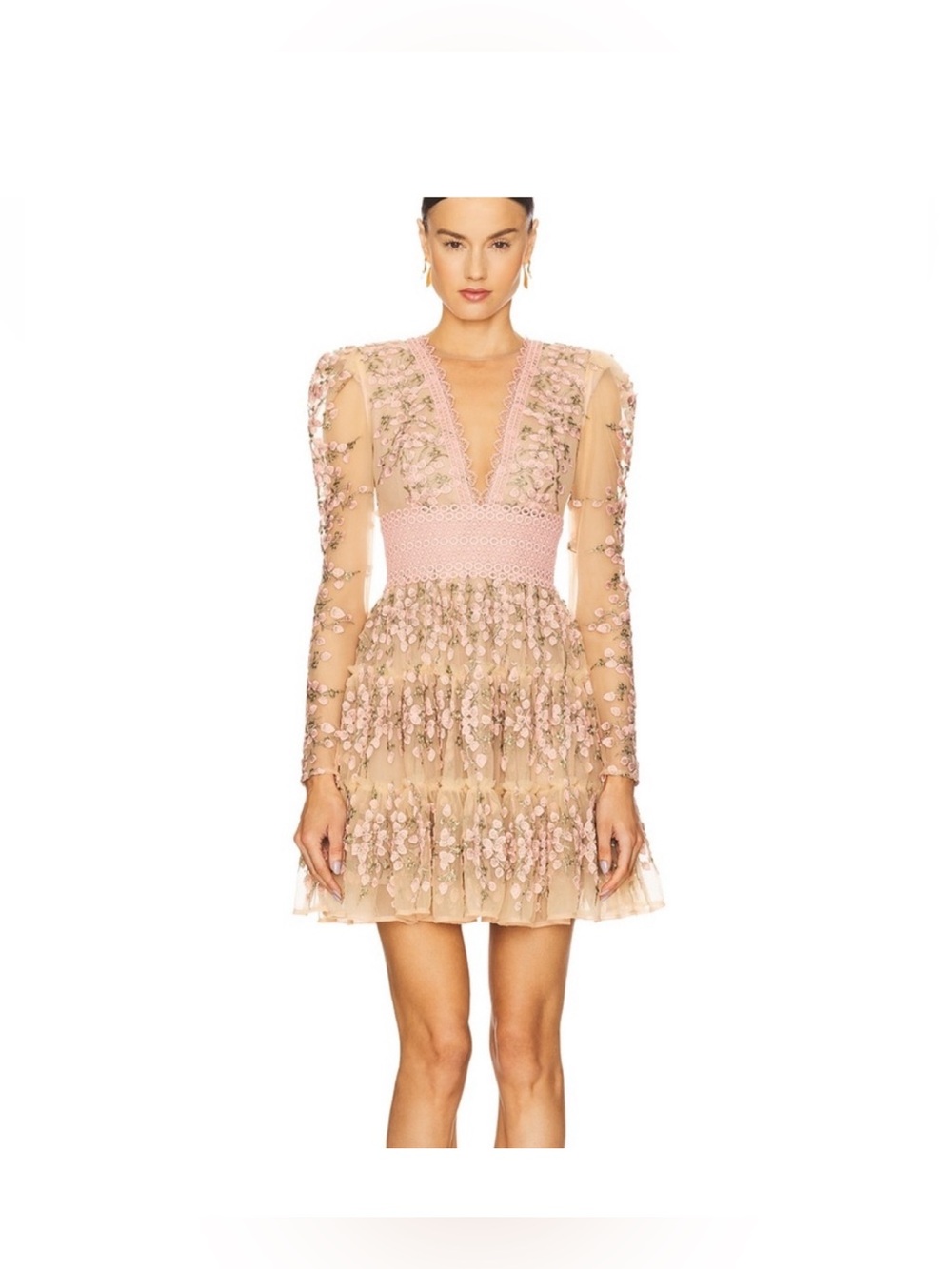 Bronx and Banco Blush Pink Megan Mini Dress